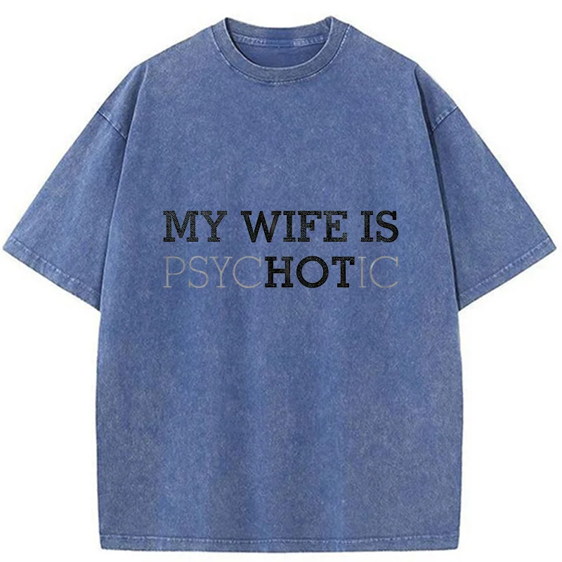 Tokyo-Tiger My Wife Is Hot Washed T-Shirt