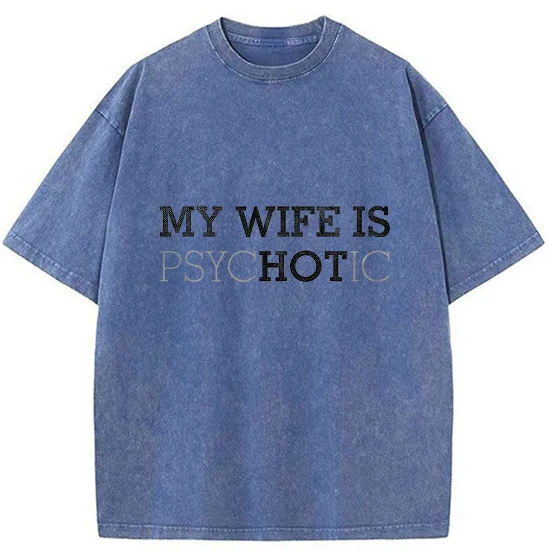 Tokyo-Tiger My Wife Is Hot Washed T-Shirt