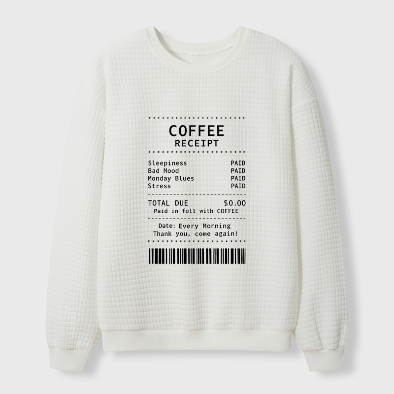 Tokyo-Tiger Coffee Bill Waffle Sweatshirt
