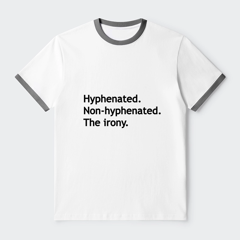 Tokyo-Tiger Hyphenated Funny Trim T-Shirt