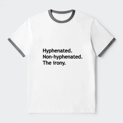 Tokyo-Tiger Hyphenated Funny Trim T-Shirt