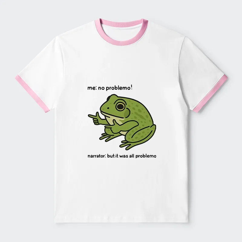 Tokyo-Tiger Stupid Frog Meme Trim T-Shirt