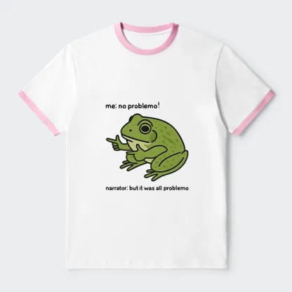 Tokyo-Tiger Stupid Frog Meme Trim T-Shirt