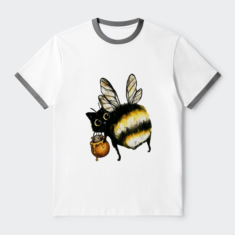 Tokyo-Tiger Cute Catbee Butt Trim T-Shirt
