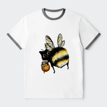 Tokyo-Tiger Cute Catbee Butt Trim T-Shirt