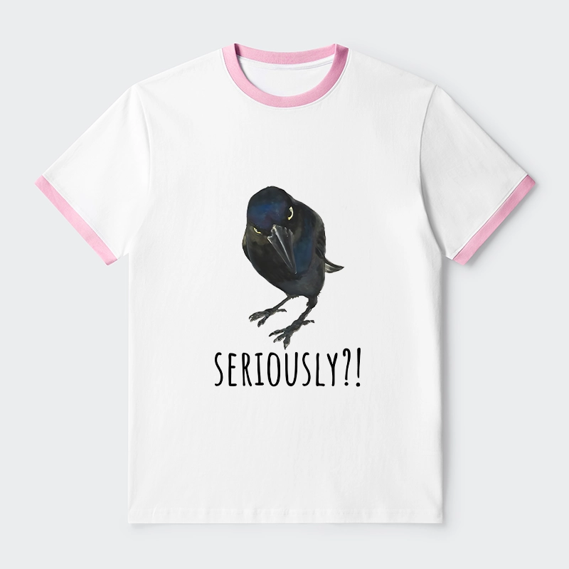 Tokyo-Tiger Raven's Question Trim T-Shirt