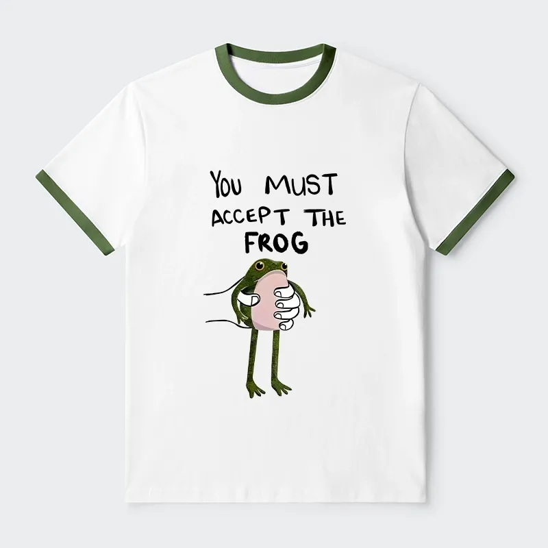 Tokyo-Tiger Accept This Frog Trim T-Shirt