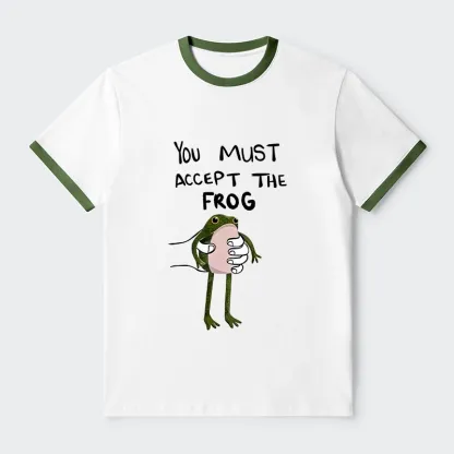 Tokyo-Tiger Accept This Frog Trim T-Shirt