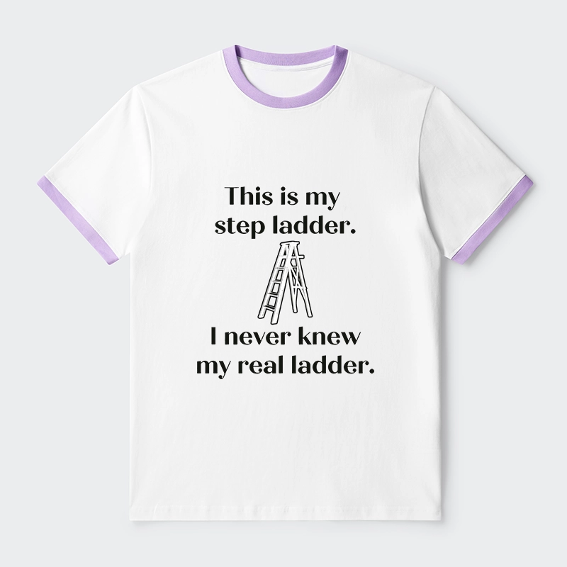 Tokyo-Tiger A Real Ladder Funny Trim T-Shirt