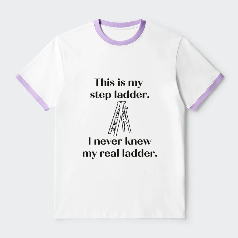 Tokyo-Tiger A Real Ladder Funny Trim T-Shirt