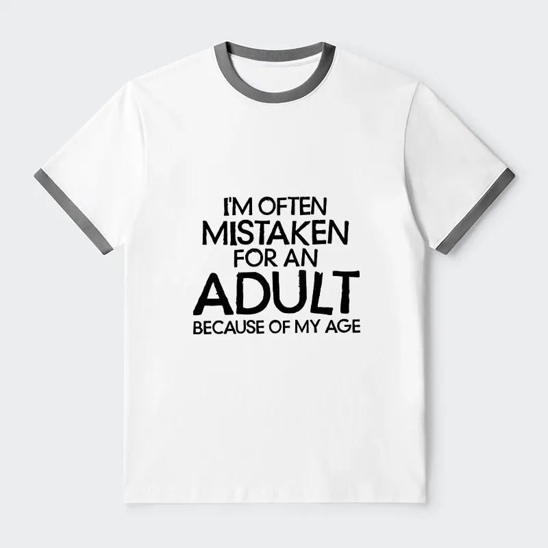 Tokyo-Tiger Old In Age But Young At Heart Trim T-Shirt