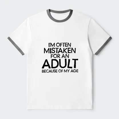 Tokyo-Tiger Old In Age But Young At Heart Trim T-Shirt