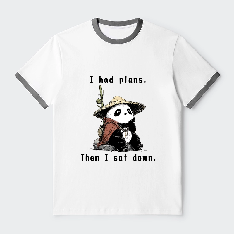 Tokyo-Tiger The Maybe Later Panda Trim T-Shirt