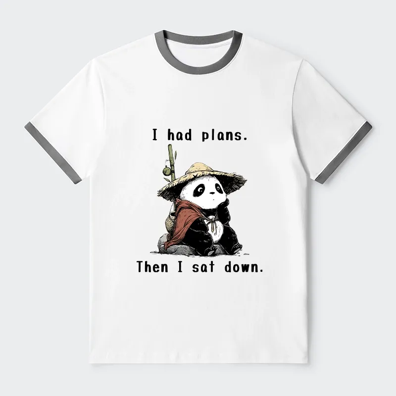 Tokyo-Tiger The Maybe Later Panda Trim T-Shirt