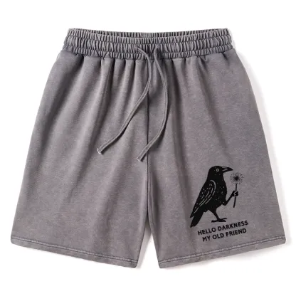 Tokyo-Tiger My Old Friend The Crow Washed Shorts