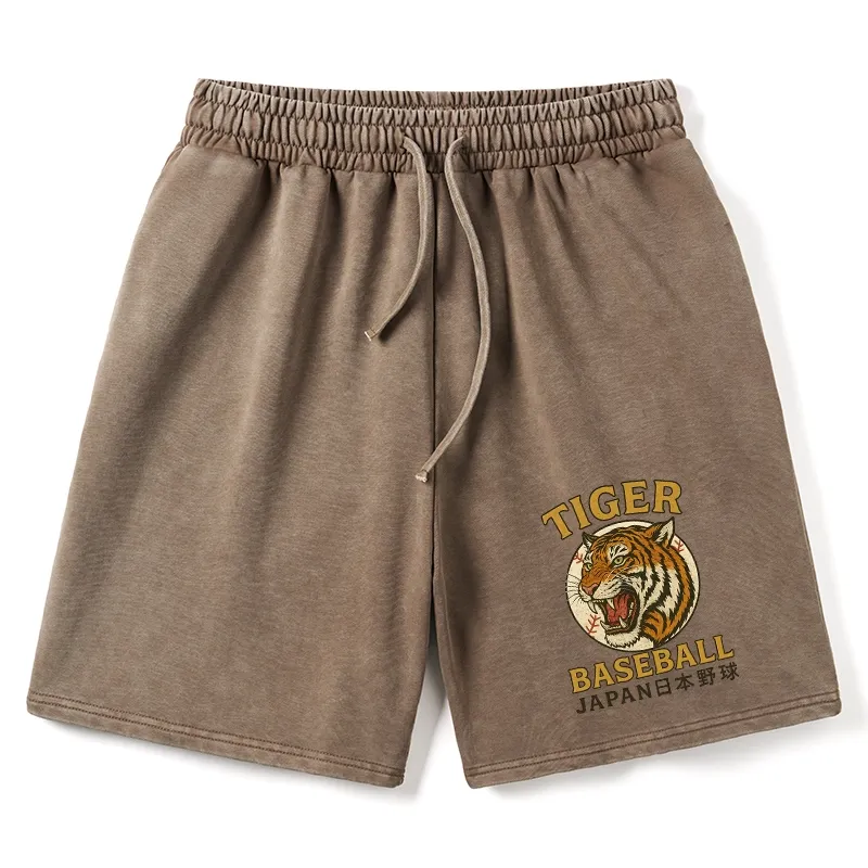 Tokyo-Tiger Osaka Japan Baseball Team Washed Shorts