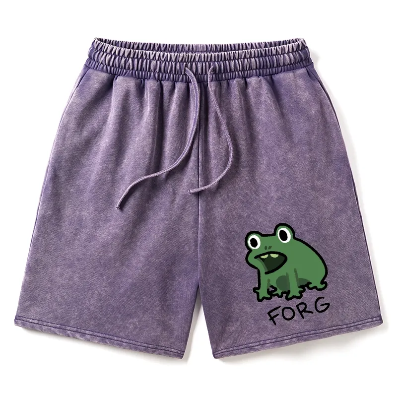 Tokyo-Tiger Funny Forg Japan Washed Shorts