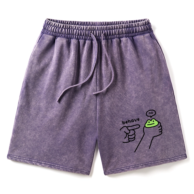 Tokyo-Tiger Dishonest Frog Washed Shorts