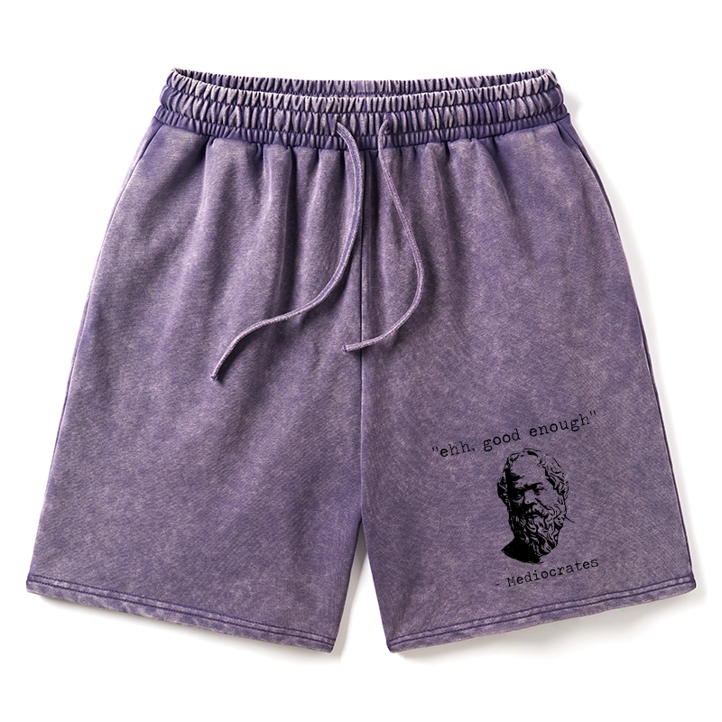 Tokyo-Tiger Mediocrates Meme Washed Shorts
