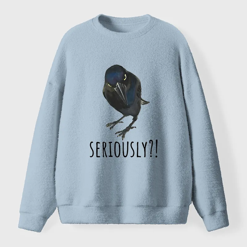 Tokyo-Tiger Raven's Question Fuzzy Sweatshirt