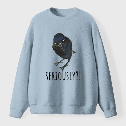 Tokyo-Tiger Raven's Question Fuzzy Sweatshirt