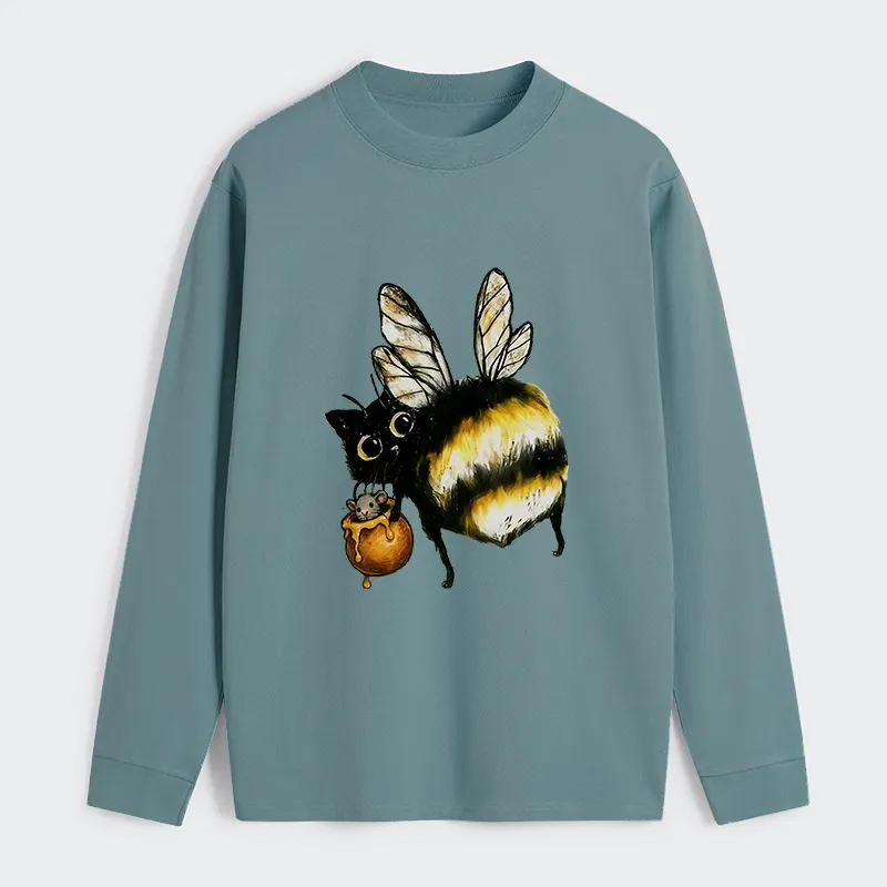 Tokyo-Tiger Cute Catbee Butt Classic Long Sleeve T-Shirt