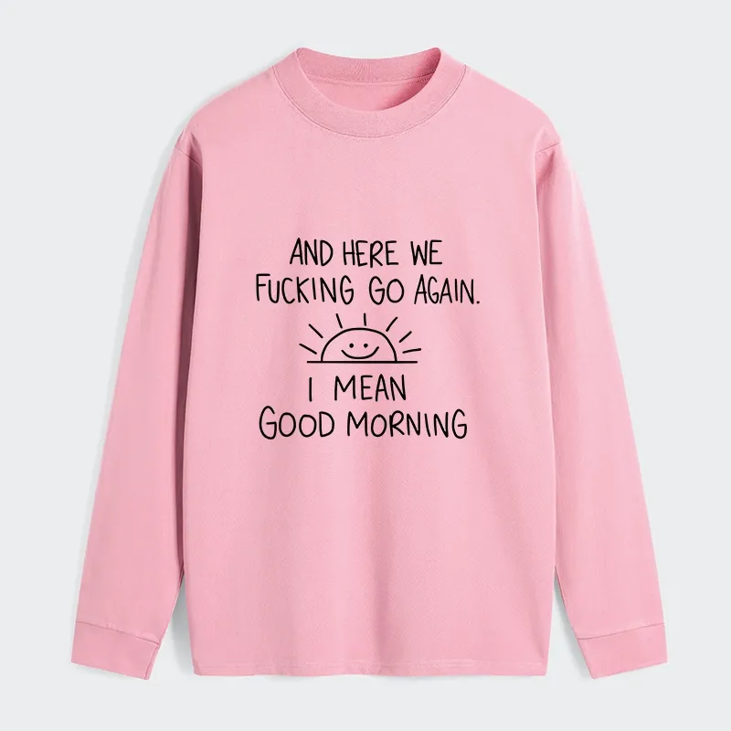 Tokyo-Tiger Different Meanings Of "Good Morning" Classic Long Sleeve T-Shirt