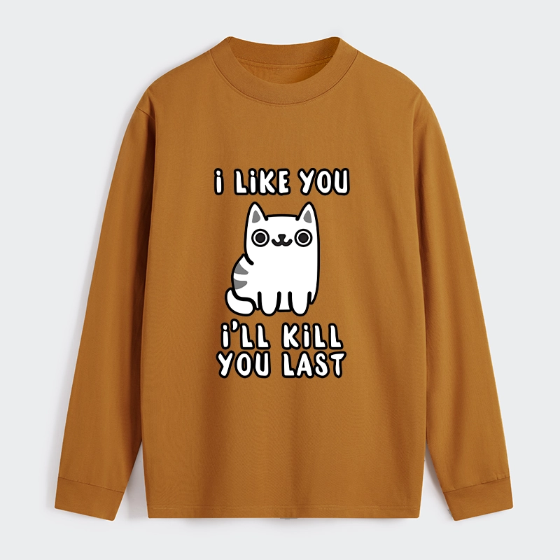 Tokyo-Tiger Cats And Humans Have A Love-hate Relationship Classic Long Sleeve T-Shirt