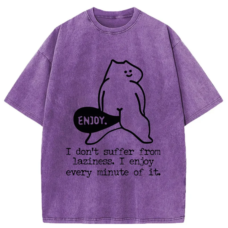 Tokyo-Tiger Enjoy Every Minute Washed T-Shirt