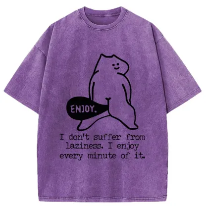 Tokyo-Tiger Enjoy Every Minute Washed T-Shirt