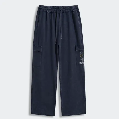 Tokyo-Tiger Raven's Question Washed Utility Sweatpants