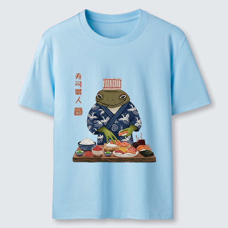 Tokyo-Tiger Frog Sushi Chef Classic T-Shirt