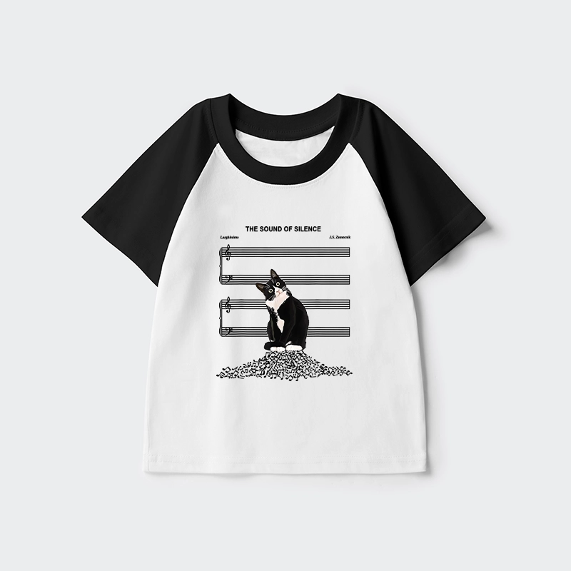 Tokyo-Tiger The Sound Of Silence Kids Raglan T-shirt
