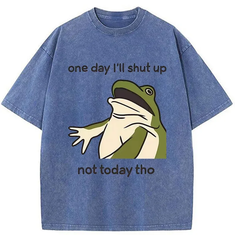 Tokyo-Tiger I Must Ramble On Today Washed T-Shirt