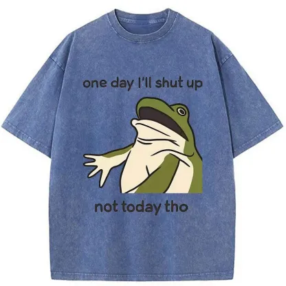 Tokyo-Tiger I Must Ramble On Today Washed T-Shirt