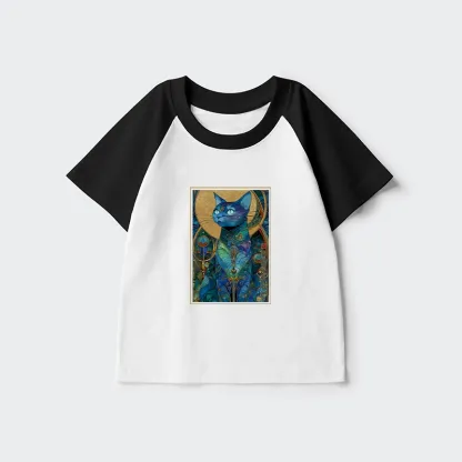 Tokyo-Tiger The Cat’s Plan To Rule Them All Kids Raglan T-shirt