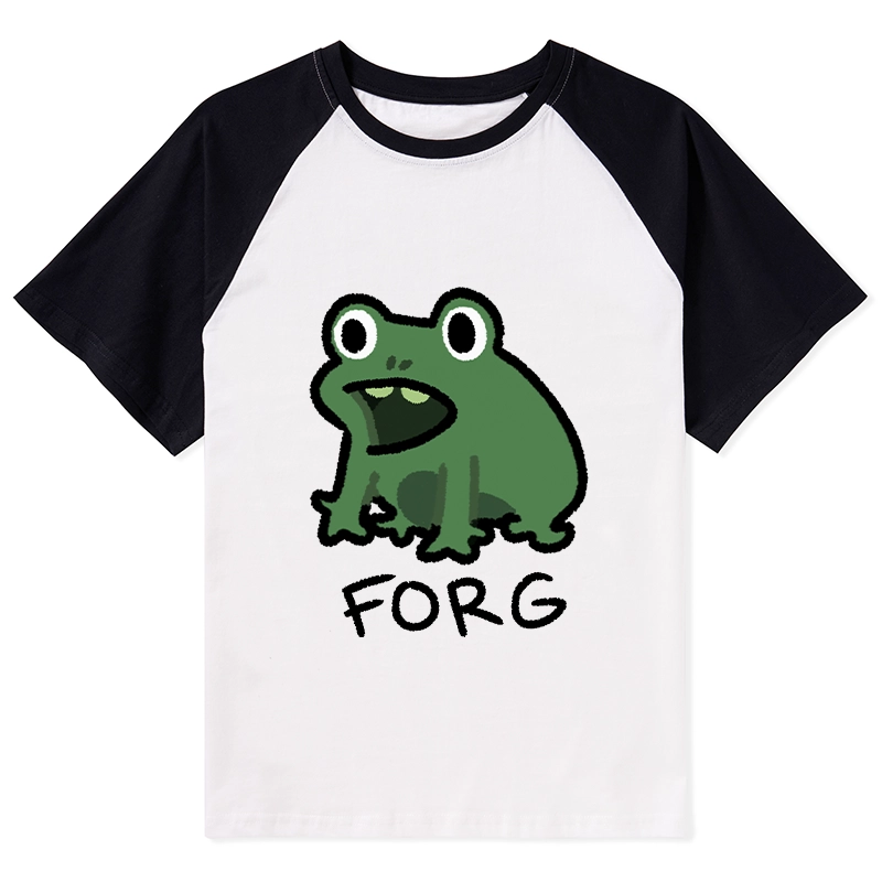 Tokyo-Tiger Funny Forg Japan Raglan T-shirt
