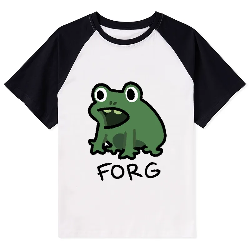 Tokyo-Tiger Funny Forg Japan Raglan T-shirt