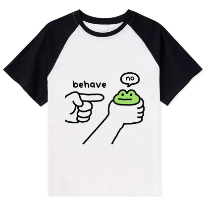 Tokyo-Tiger Dishonest Frog Raglan T-shirt