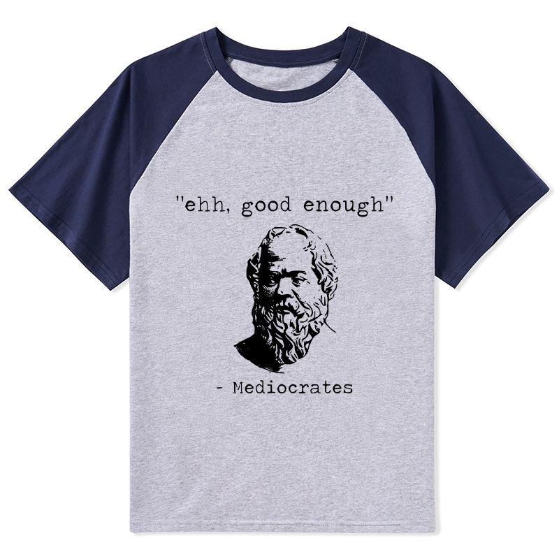 Tokyo-Tiger Mediocrates Meme Raglan T-shirt