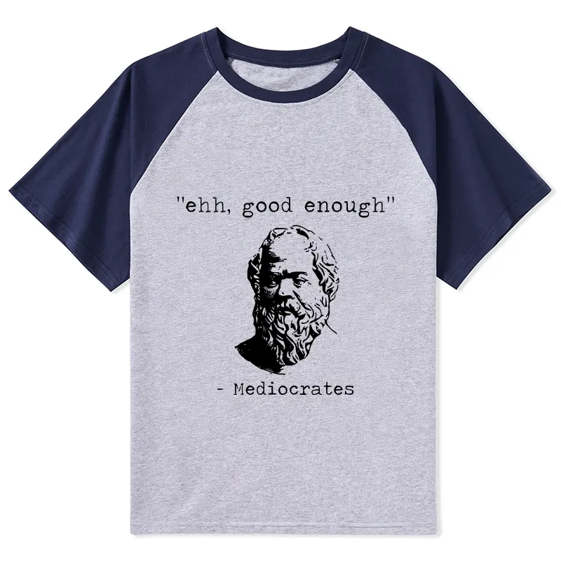Tokyo-Tiger Mediocrates Meme Raglan T-shirt