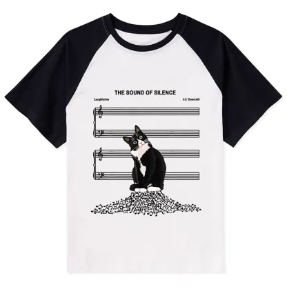 Tokyo-Tiger The Sound Of Silence Raglan T-shirt