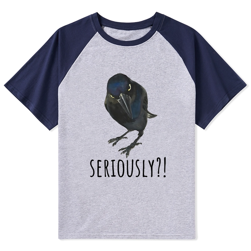 Tokyo-Tiger Raven's Question Raglan T-shirt