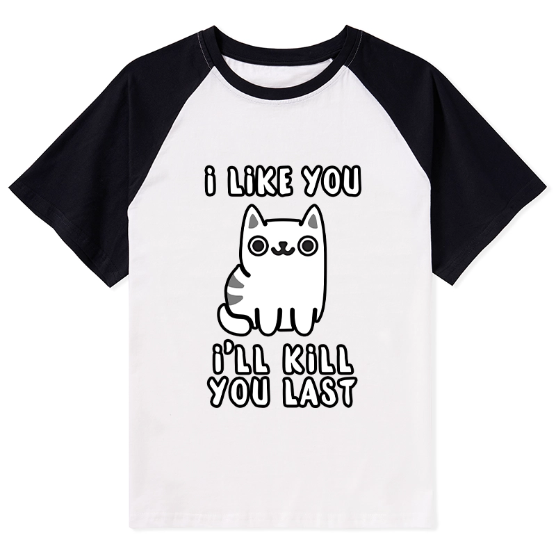 Tokyo-Tiger Cats And Humans Have A Love-hate Relationship Raglan T-shirt