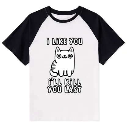 Tokyo-Tiger Cats And Humans Have A Love-hate Relationship Raglan T-shirt