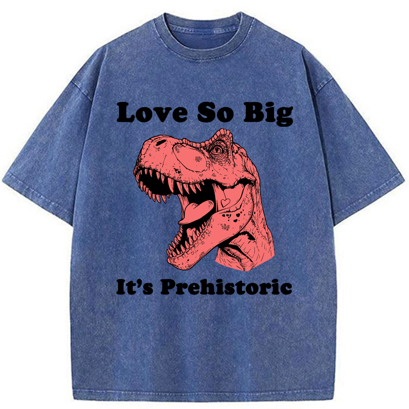 Tokyo-Tiger Prehistoric Love Washed T-Shirt