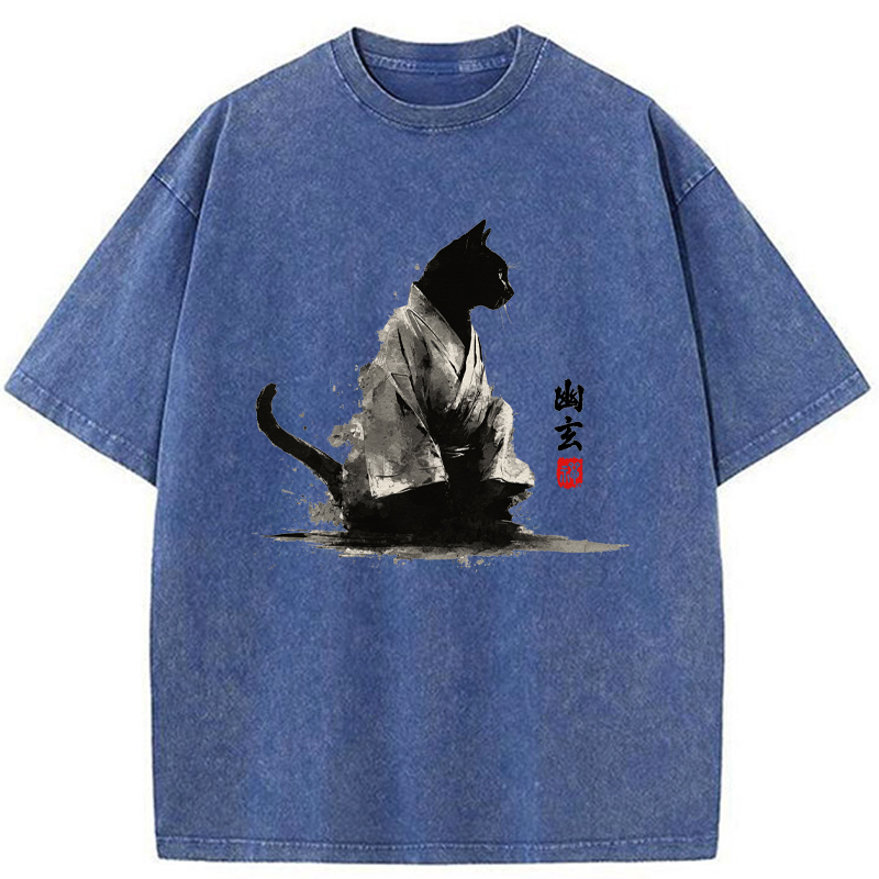 Tokyo-Tiger Depths Of Stillness Washed T-Shirt
