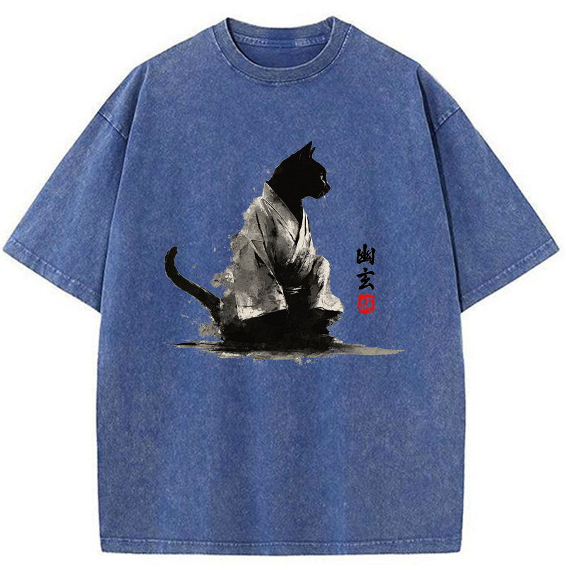 Tokyo-Tiger Depths Of Stillness Washed T-Shirt