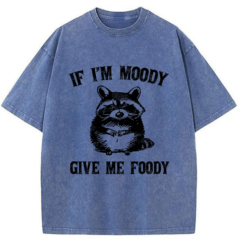 Tokyo-Tiger Eating Can Bring Happiness Washed T-Shirt