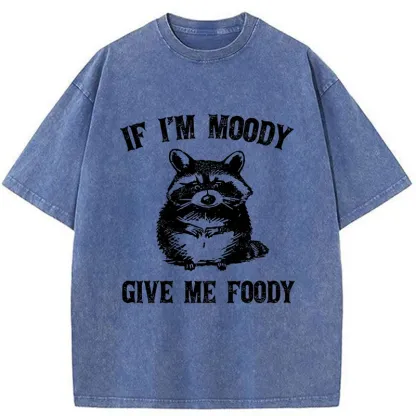 Tokyo-Tiger Eating Can Bring Happiness Washed T-Shirt